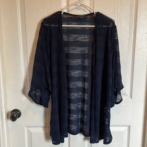 Navy lightweight cardigan